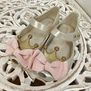Mini Melissa princess jelly Mary Jane sandals 8